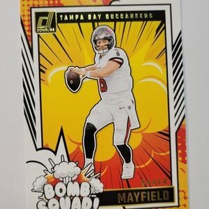 Donruss Bomb Squad Trading Card - Red and Gold